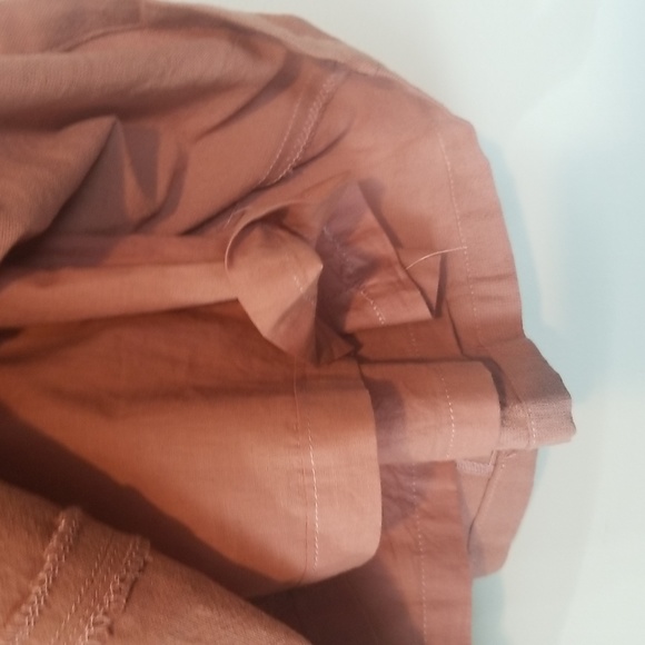 ALTAR'D STATE Terracotta Adjustable Strap Lace Up Back Mini Dress - Picture 8 of 12